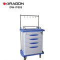 Chariot de médecine d&#39;infusion de DW-IT001 avec des tiroirs pour des équipements médicaux